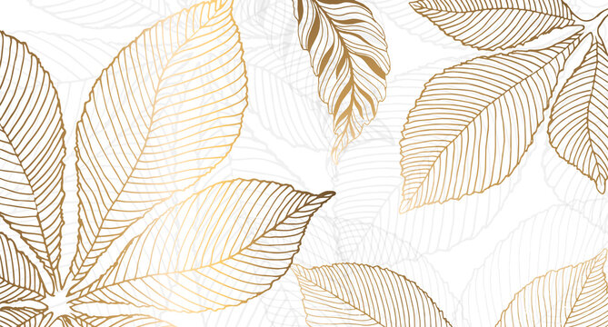 400+ Gold Leaf Paint Stock Illustrations, Royalty-Free Vector