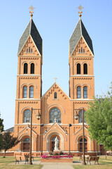 Obraz premium Historic Saint Mary's Church in Richardton, North Dakota, USA