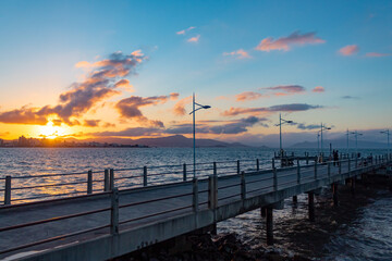 Obraz premium Trapiche de Santa Catarina, Brasil, florianopolis, Florianópolis 