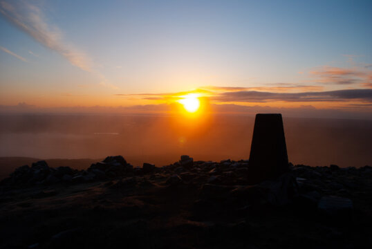 Sunset Over Slieve Croob, Dromara, Ireland