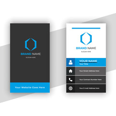 Obraz premium business card design template vector