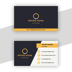 business card design template vector