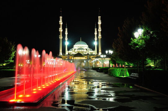 Mosque Heart of Chechnya. Grozny. Chechen Republic. Russia.