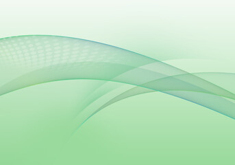 Abstract background waves. White, mint green and blue abstract background for wallpaper oder business card