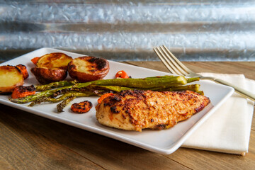 Onion Crusted Baked Chicken