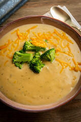 Broccoli and Cheddar Cheese Soup