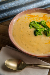 Broccoli and Cheddar Cheese Soup
