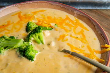 Broccoli and Cheddar Cheese Soup