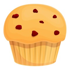 Cupcake icon. Cartoon and flat of Cupcake vector icon for web design isolated on white background