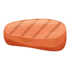 Barbecue meet icon. Cartoon and flat of Barbecue meet vector icon for web design isolated on white background