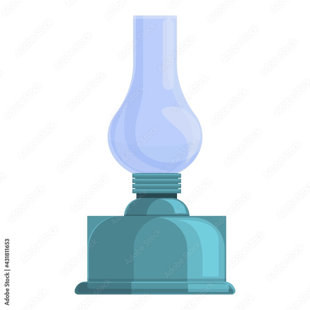 Poster kerosene lantern icon. cartoon and flat of kerosene lantern vector icon for web design isolated on w