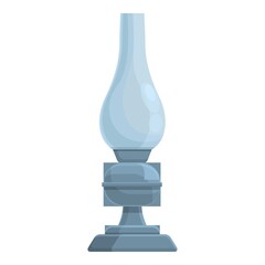 Ancient kerosene lamp icon. Cartoon and flat of Ancient kerosene lamp vector icon for web design isolated on white background