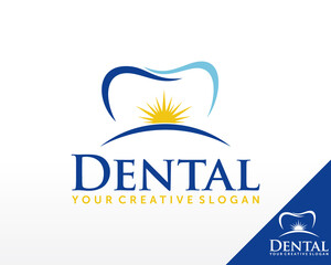 Dental Care logo design vector