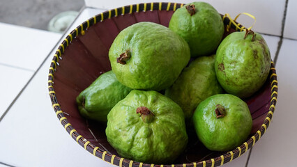 Close up of guava fruit