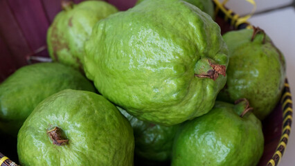 Close up of guava fruit