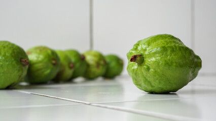 Close up of guava fruit