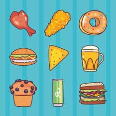 Food icon collection