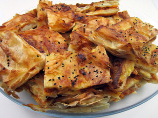   Pastry sprinkled with black seed            