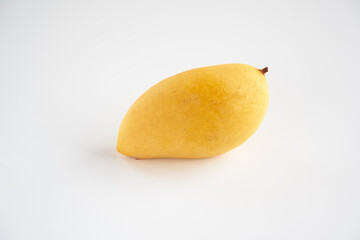 マンゴー白背景で