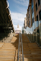 St. Paul's Cathedral by the Millennium Bridge