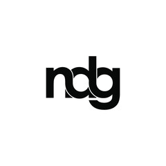 ndg letter original monogram logo design