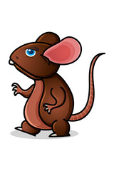 Vector illustration of cute horse animal with poses and expressions on white background.