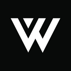 letter w monogram  logo design modern creative idea luxury