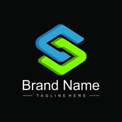 initials letter monogram logo design modern creative idea 