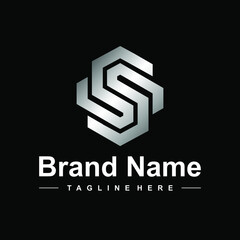 Fototapeta premium letter s logo design creative modern idea simple clean