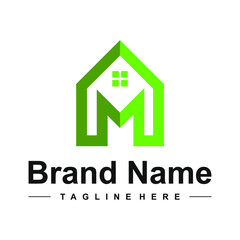 home logo design creative modern idea