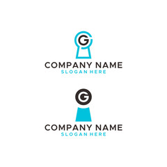 G Security logo icon vector design