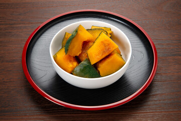 家庭料理カボチャの煮物