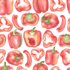 Red pepper pattern