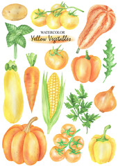 Yellow vegetables