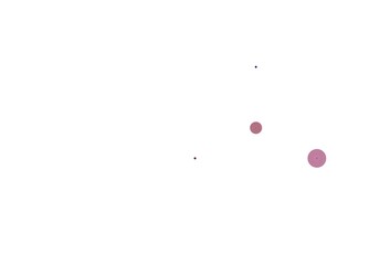 Light Pink, Red vector template with circles.