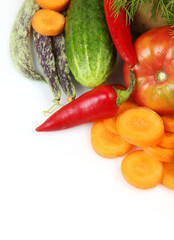 fresh vegetables for a healthy diet