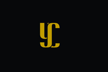 yc lettering minimalist monogram logo