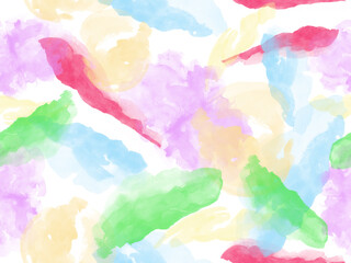 Seamless pattern with stains of watercolor paint. Illustration.