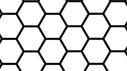 black and white honeycombs