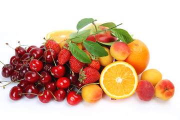 ripe fruits and berries for a healthy diet