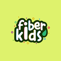 kids logo illustration