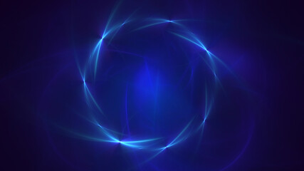 Fototapeta premium 3D rendering abstract round light background