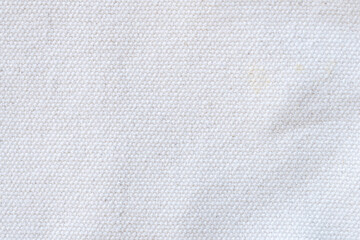 Fototapeta na wymiar Close up white fabric texture and background with copy space