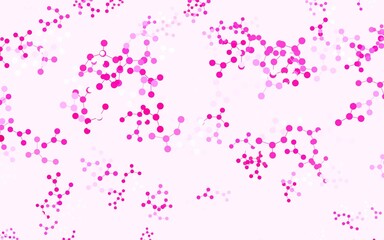 Light Pink, Yellow vector template with artificial intelligence structure.