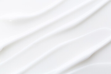 Fototapeta na wymiar Beauty cream texture. Cosmetic lotion background. Creamy skincare product closeup