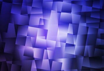 Fototapeta na wymiar Light Purple vector texture in rectangular style.