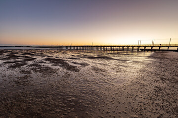 sunrise at the pier