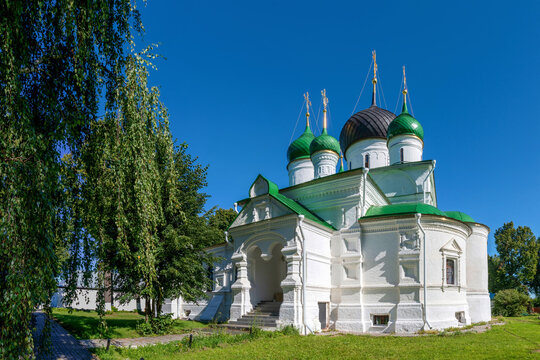 St. Theodore cathedral of St. Theodore convent (Fedorovsky monastery). Pereslavl-Zalessky, Yaroslavl Oblast, Russia.