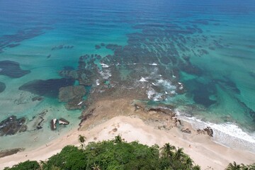 defCaribbean Coast of Limon in Costa Rica -aerial views of Cocles, Punta Uva, Playa Chiquita and Puerto Viejo	ault
