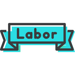 labor day ribbon